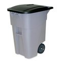 Eat-In Container- w-Lid- 50 Gallon- 23-.38in.x28-.50in.x36-.50in.- Gray EA824338